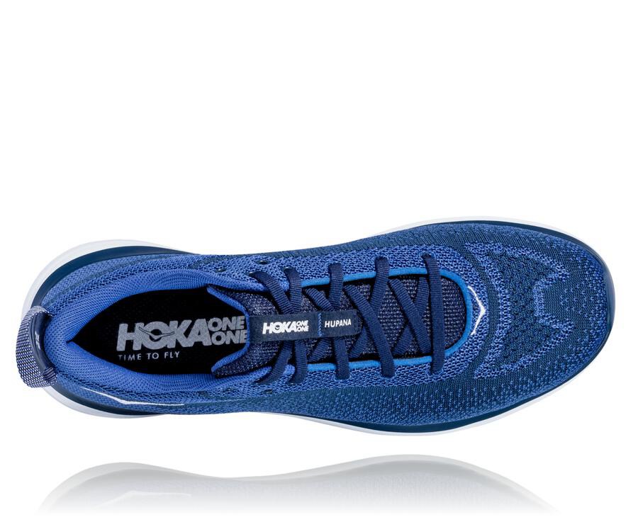 Hoka One One Hardloopschoenen Heren - Hupana Flow - Donkerblauw/Wit - EJ3149870